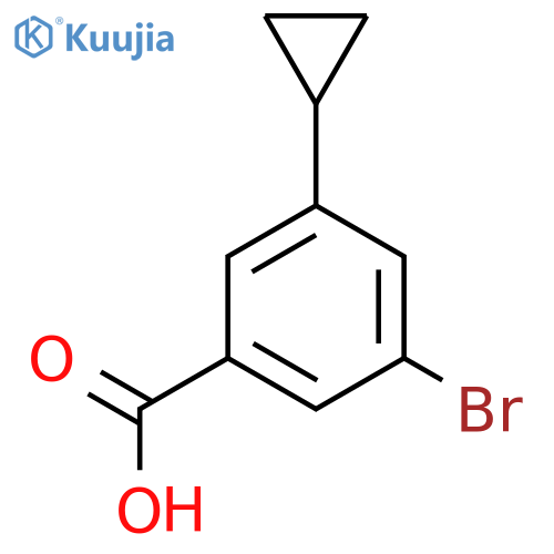 3-Bromo-5-cyclopropylbenzoic acid structure