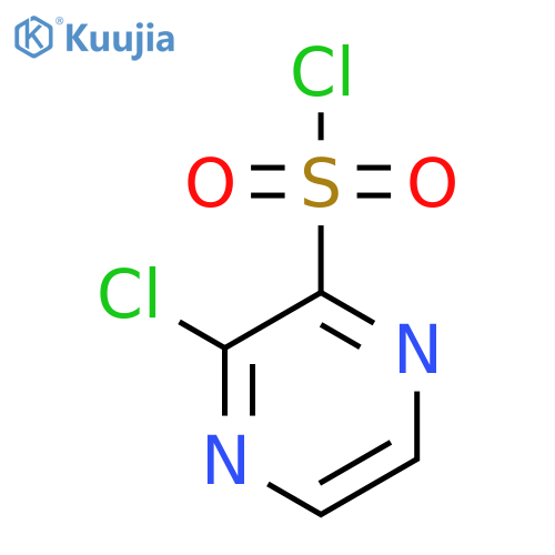 3-Chloropyrazine-2-sulfonyl chloride structure