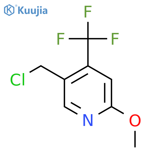 5-(Chloromethyl)-2-methoxy-4-(trifluoromethyl)pyridine structure