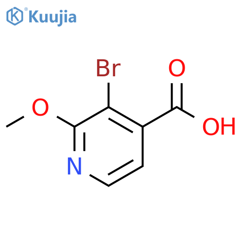 3-bromo-2-methoxypyridine-4-carboxylic acid structure