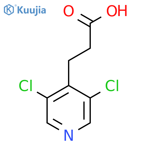 3-(3,5-Dichloropyridin-4-yl)propanoic acid structure