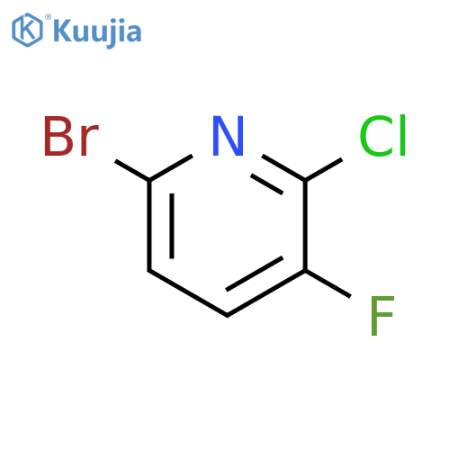 6-bromo-2-chloro-3-fluoropyridine structure