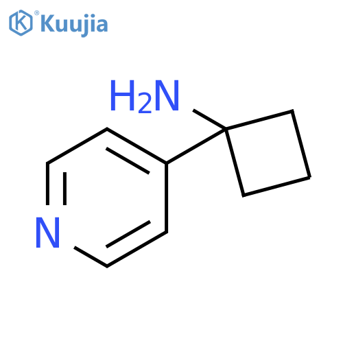 1-(4-pyridyl)cyclobutanamine;dihydrobromide structure