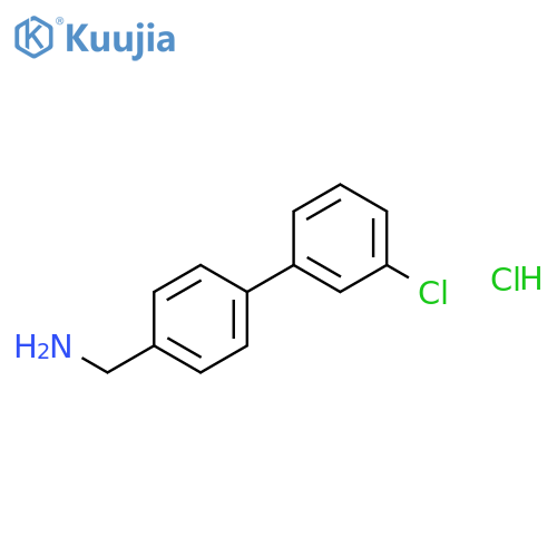 (3'-Chloro-[1,1'-biphenyl]-4-yl)methanamine hydrochloride structure