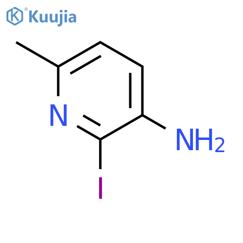 2-Iodo-6-methylpyridin-3-amine structure