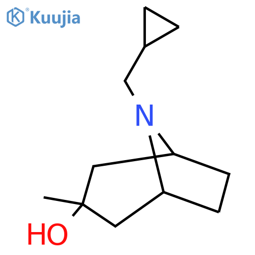 8-(Cyclopropylmethyl)-3-methyl-8-azabicyclo[3.2.1]octan-3-ol structure