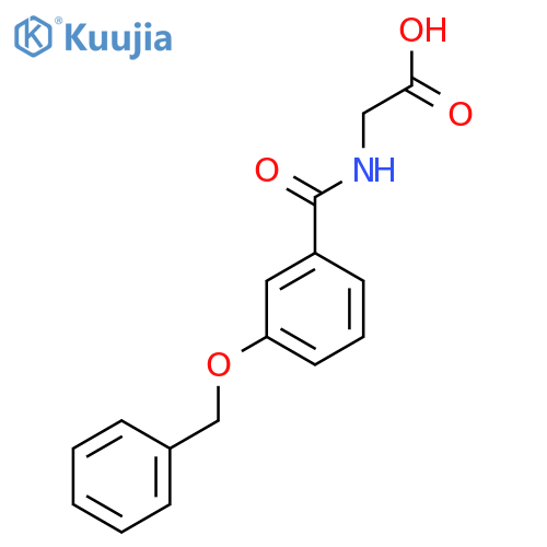 2-{3-(Benzyloxy)phenylformamido}acetic Acid structure