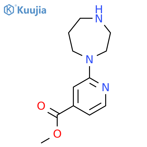 Methyl 2-(1,4-diazepan-1-yl)pyridine-4-carboxylate structure