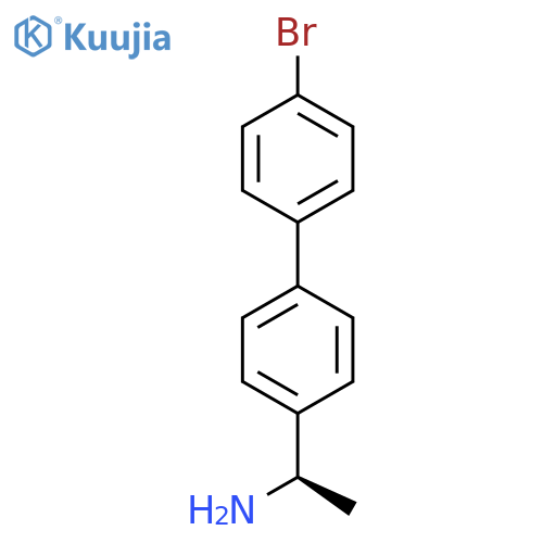 (1R)-1-4-(4-bromophenyl)phenylethan-1-amine structure