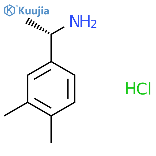 (1S)-1-(3,4-dimethylphenyl)ethan-1-amine structure