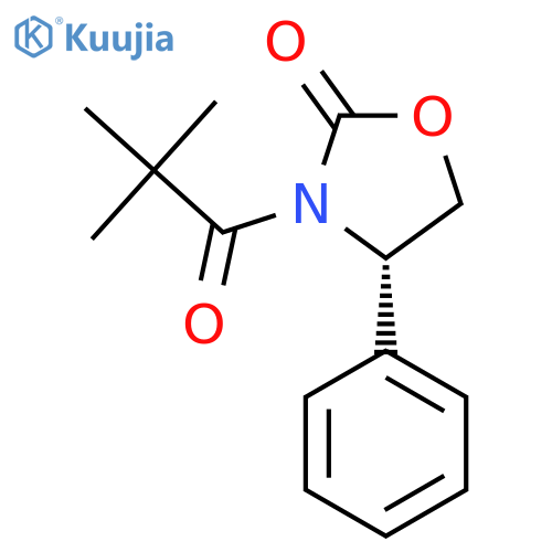 (4S)-3-(2,2-Dimethylpropanoyl)-4-phenyl-1,3-oxazolidin-2-one structure