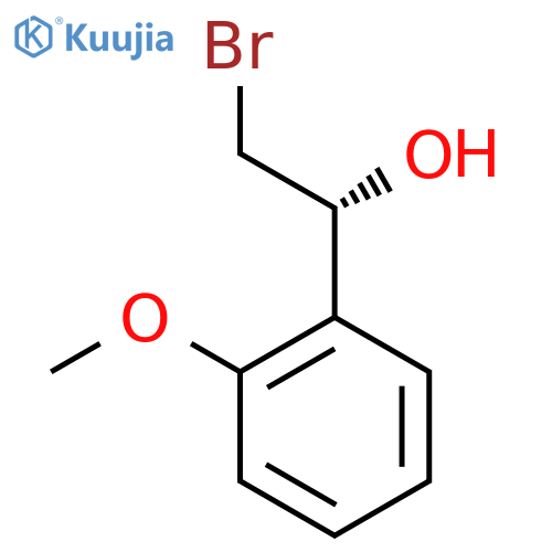 (1R)-2-bromo-1-(2-methoxyphenyl)ethan-1-ol structure