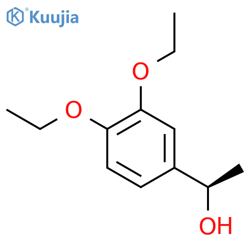 (1R)-1-(3,4-Diethoxyphenyl)ethan-1-ol structure