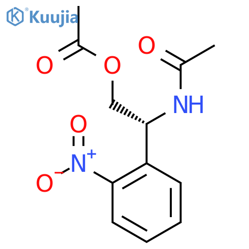 (R)-N-Acetyl-2-nitro-2-Phenylglycinol-O-acetate structure