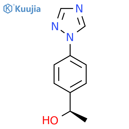 (1R)-1-[4-(1H-1,2,4-triazol-1-yl)phenyl]ethan-1-ol structure