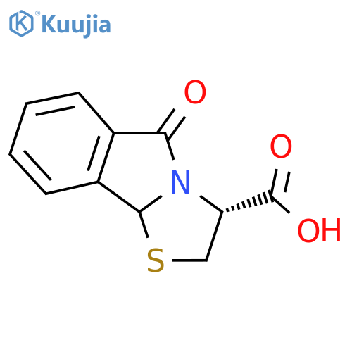 (3R)-5-oxo-2H,3H,5H,9bH-1,3thiazolo2,3-aisoindole-3-carboxylic acid structure