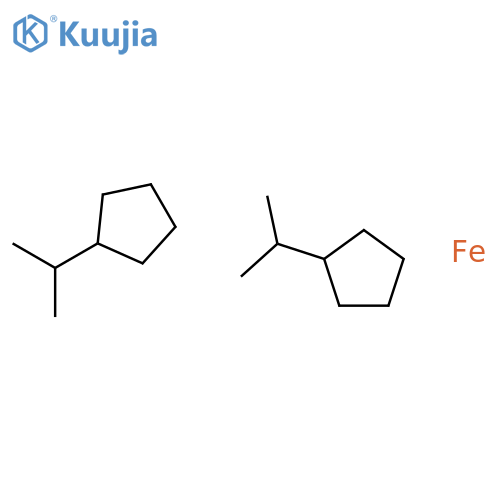 Ferrocene,1,1'-bis(1-methylethyl)- structure