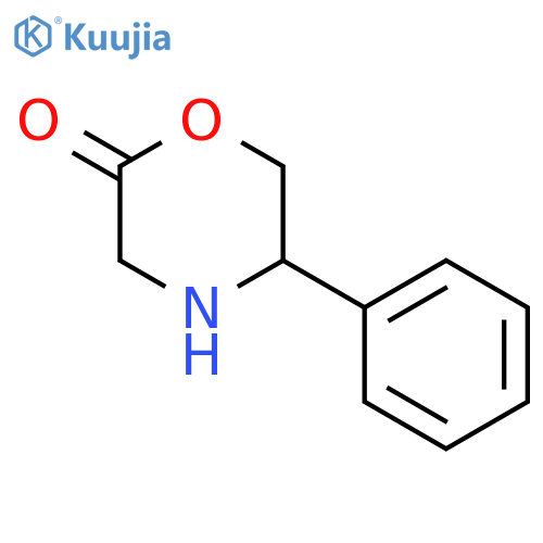 (5R)-5-phenylmorpholin-2-one structure