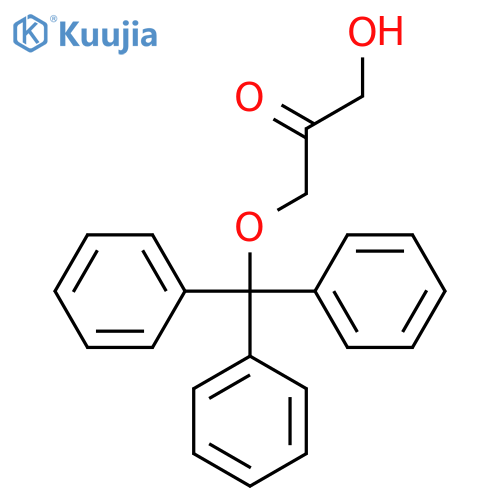 2-Propanone, 1-hydroxy-3-(triphenylmethoxy)- structure