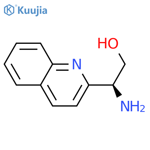 (2S)-2-amino-2-(quinolin-2-yl)ethan-1-ol structure