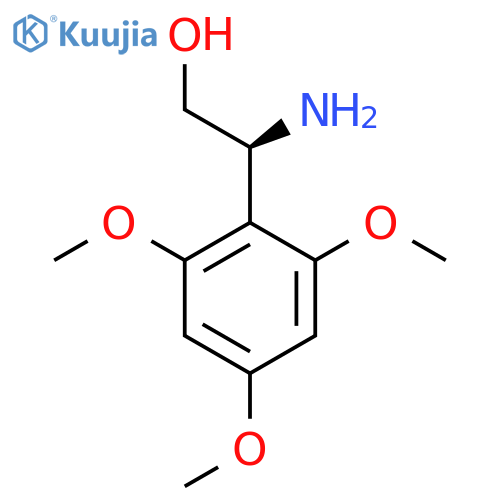 (2S)-2-amino-2-(2,4,6-trimethoxyphenyl)ethan-1-ol structure