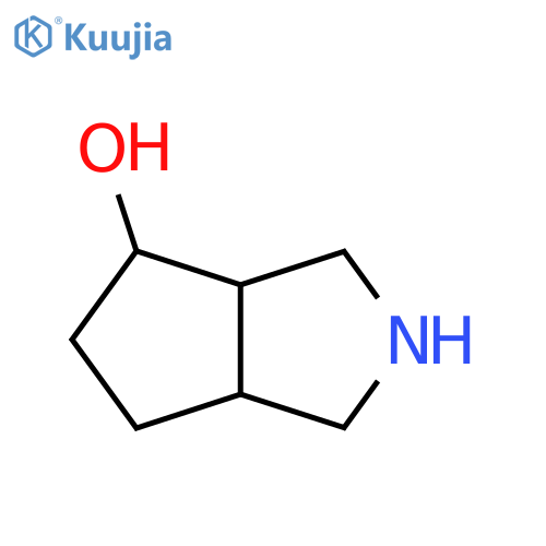 1,2,3,3a,4,5,6,6a-octahydrocyclopenta[c]pyrrol-4-ol structure