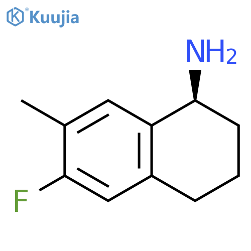 (1S)-6-FLUORO-7-METHYL-1,2,3,4-TETRAHYDRONAPHTHYLAMINE structure