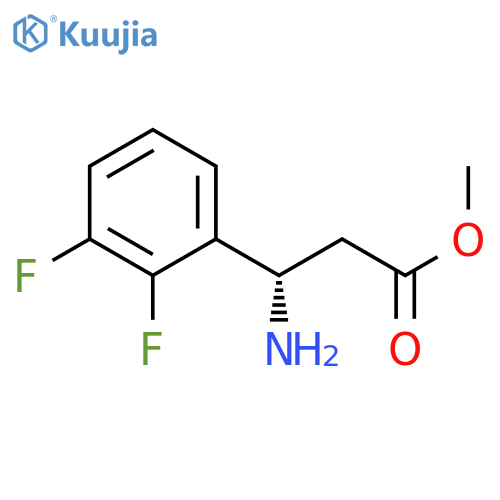 METHYL (3S)-3-AMINO-3-(2,3-DIFLUOROPHENYL)PROPANOATE structure