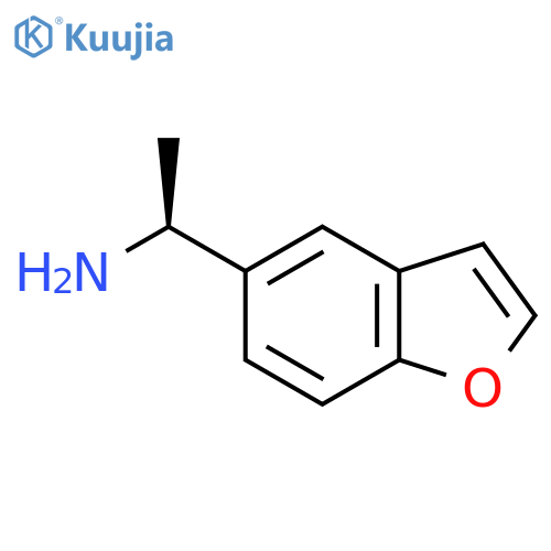 (1s)-1-(1-Benzofuran-5-yl)ethan-1-amine structure