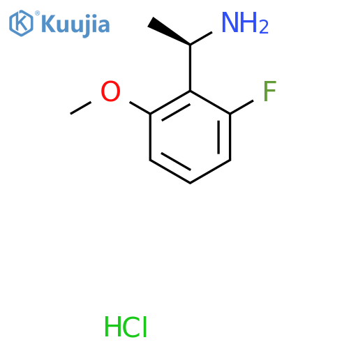 (1R)-1-(2-fluoro-6-methoxyphenyl)ethan-1-amine structure