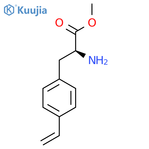 (S)-Methyl 2-amino-3-(4-vinylphenyl)propanoate structure