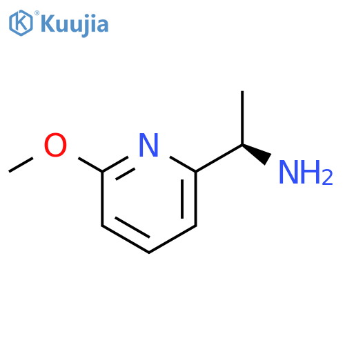 (1R)-1-(6-methoxypyridin-2-yl)ethan-1-amine structure