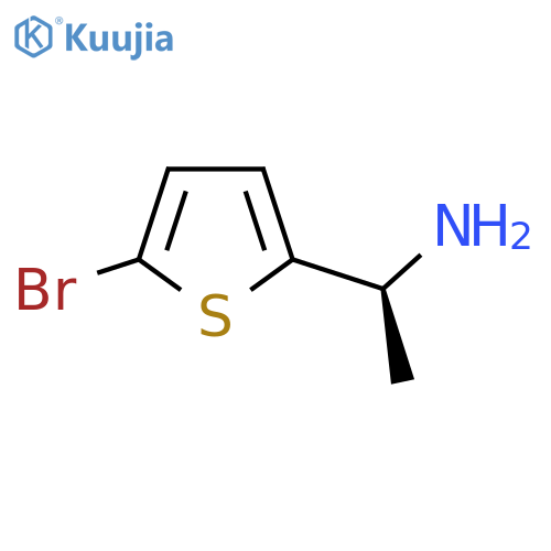 (1S)-1-(5-bromothiophen-2-yl)ethan-1-amine structure