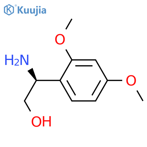 (2S)-2-amino-2-(2,4-dimethoxyphenyl)ethan-1-ol structure