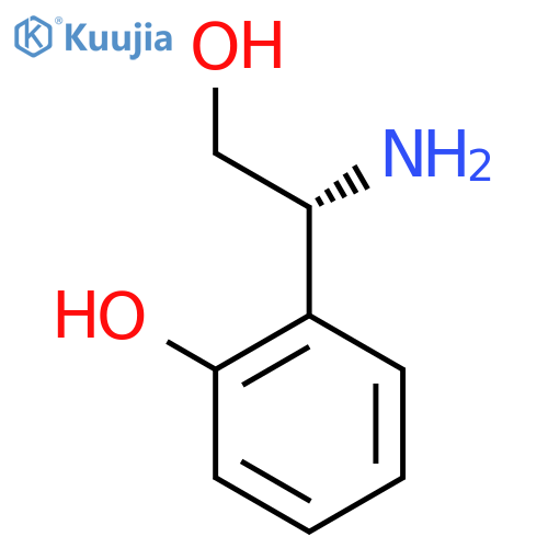 2-(1R)-1-amino-2-hydroxyethylphenol structure