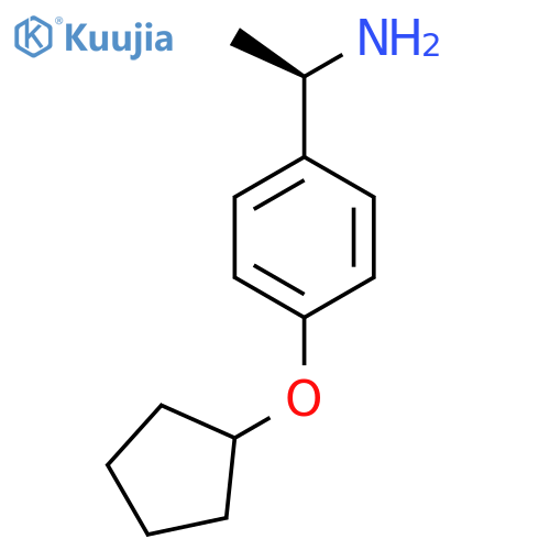 (1R)-1-(4-Cyclopentyloxyphenyl)ethylamine structure
