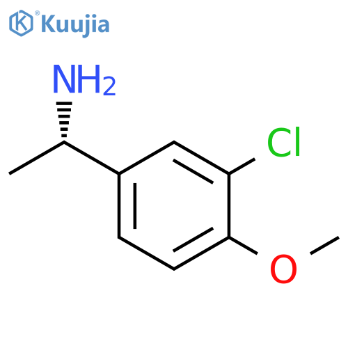 (1S)-1-(3-chloro-4-methoxyphenyl)ethan-1-amine structure
