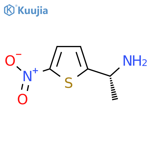 (1R)-1-(5-nitrothiophen-2-yl)ethan-1-amine structure