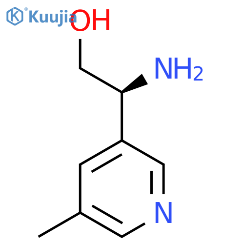 (2s)-2-Amino-2-(5-methylpyridin-3-yl)ethan-1-ol structure
