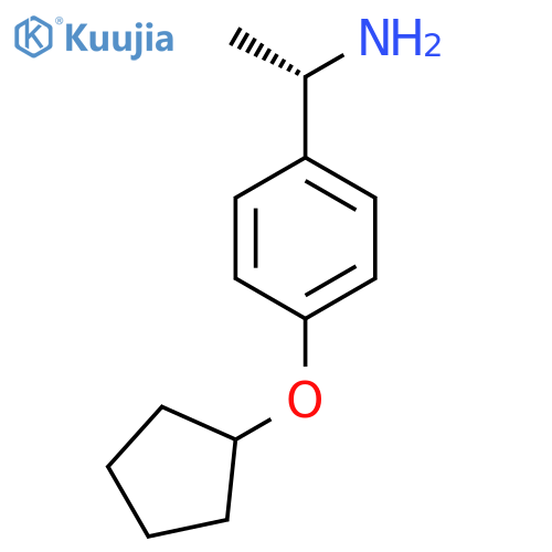 (1S)-1-(4-Cyclopentyloxyphenyl)ethylamine structure