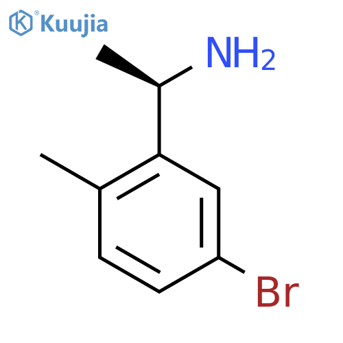 (1R)-1-(5-bromo-2-methylphenyl)ethan-1-amine structure