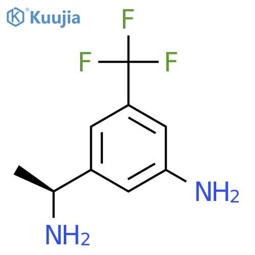3-((1S)-1-AMINOETHYL)-5-(TRIFLUOROMETHYL)PHENYLAMINE structure
