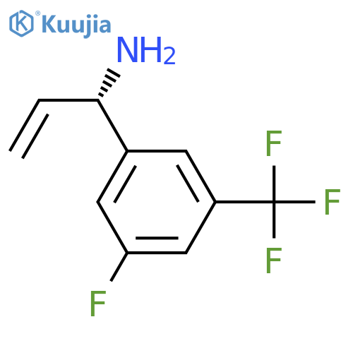 (1S)-1-[5-FLUORO-3-(TRIFLUOROMETHYL)PHENYL]PROP-2-ENYLAMINE structure