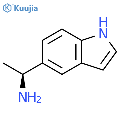 (1S)-1-(1H-indol-5-yl)ethan-1-amine structure