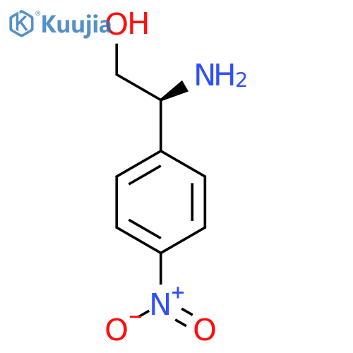 (2S)-2-amino-2-(4-nitrophenyl)ethan-1-ol structure
