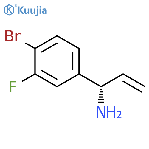 (1S)-1-(4-BROMO-3-FLUOROPHENYL)PROP-2-ENYLAMINE structure