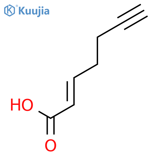 2-Hepten-6-ynoic acid, (E)- structure