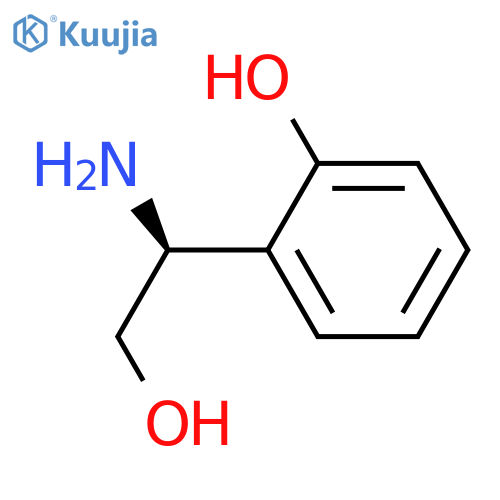 2-(1S)-1-amino-2-hydroxyethylphenol structure