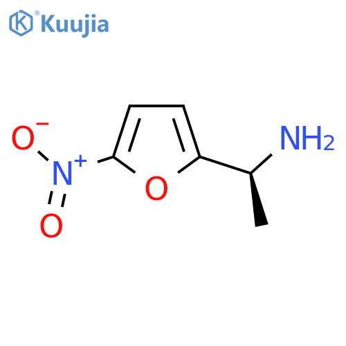 (1S)-1-(5-nitrofuran-2-yl)ethan-1-amine structure
