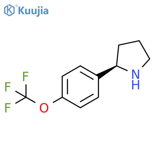 [4-((2R)PYRROLIDIN-2-YL)PHENOXY]TRIFLUOROMETHANE structure